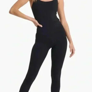 Vuori Midnight Black Sleeveless Jumpsuit - NO TAG